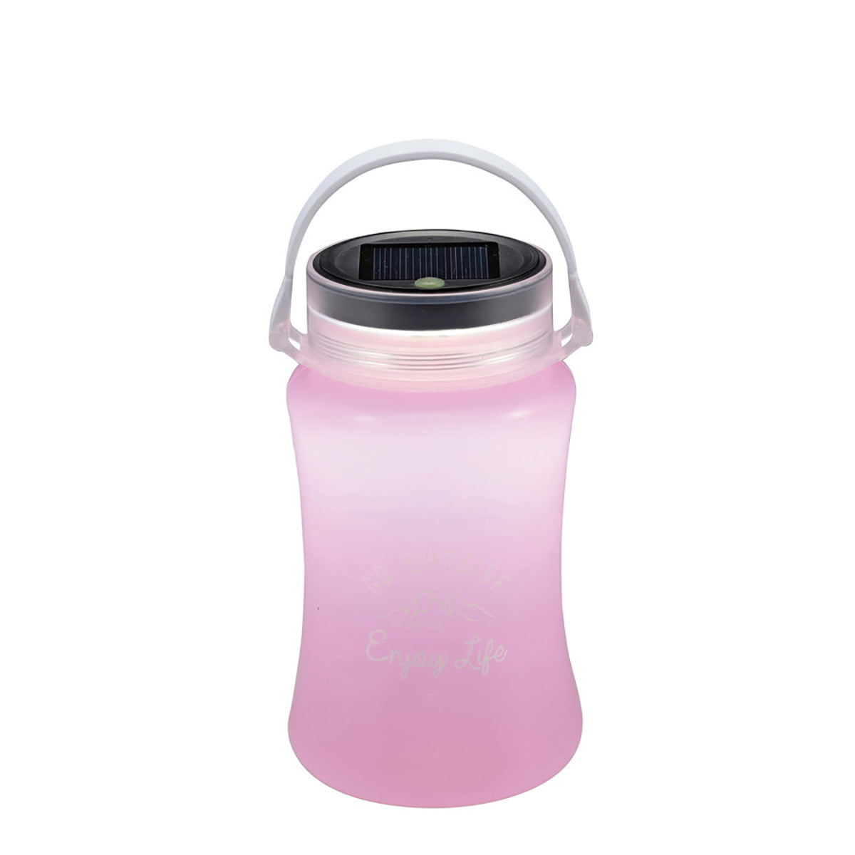 フローティングLEDランタン type2<ソーラー&USB充電式>(ピンク) UK-4046