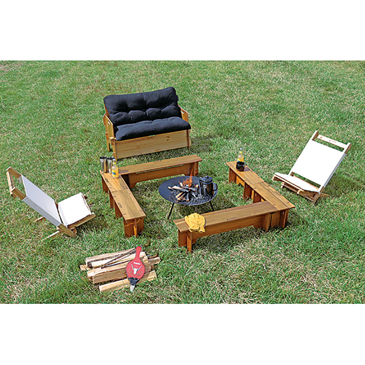 CSクラシックス FIRE&GRILLテーブルセット<6P> UP-1048