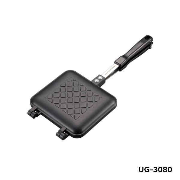 キャストアルミ ホットサンド トースター(ウェーブ) UG-3080