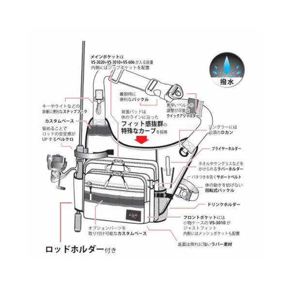 ワンショットサイド ネオ ブラックカモ