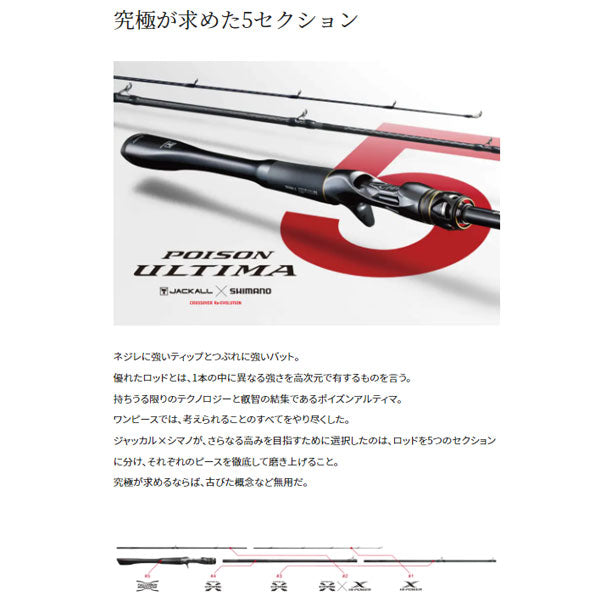 ポイズンアルティマ 5ピース 1610MH-5 (Sic)