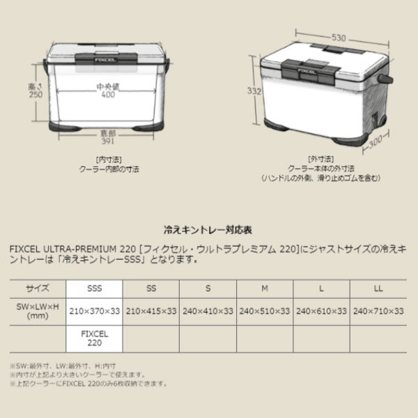 22 フィクセル ウルトラ プレミアム 22L NF-022V ホワイト
