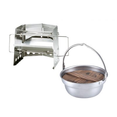 ユニフレーム 薪グリルsolo・焚き火鍋18cmセット 769928(2022年数量限定生産) 769928