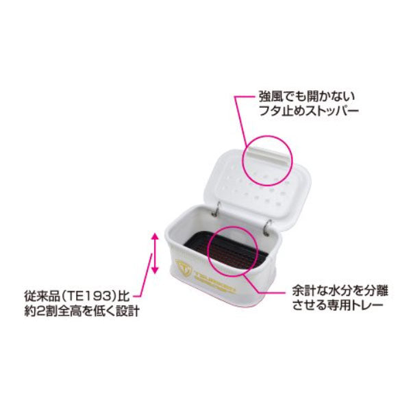 エサバケツ TE221 ホワイト