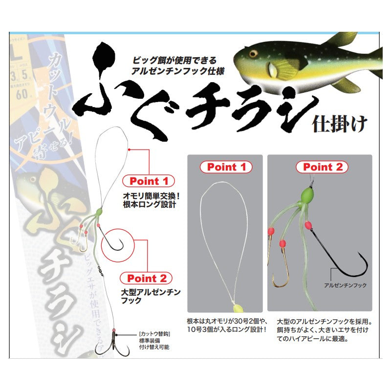 船匠 カットウふぐチラシ仕掛け