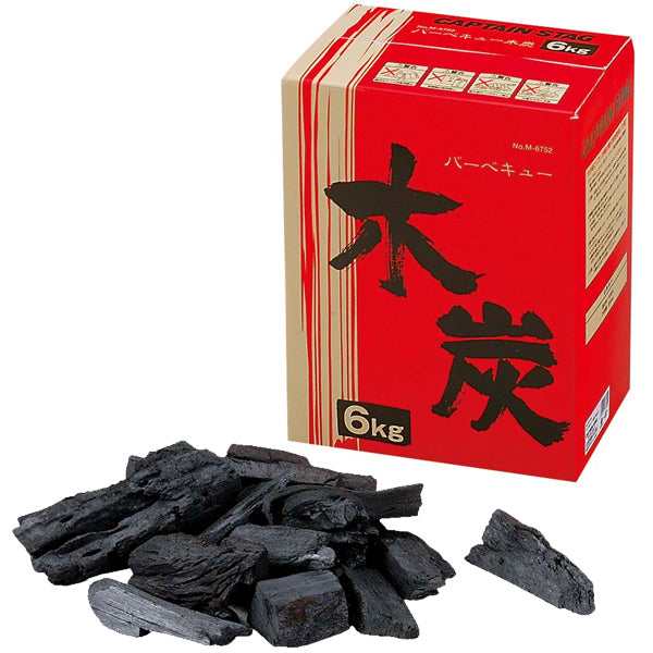 バーベキュー木炭 6kg M-6752