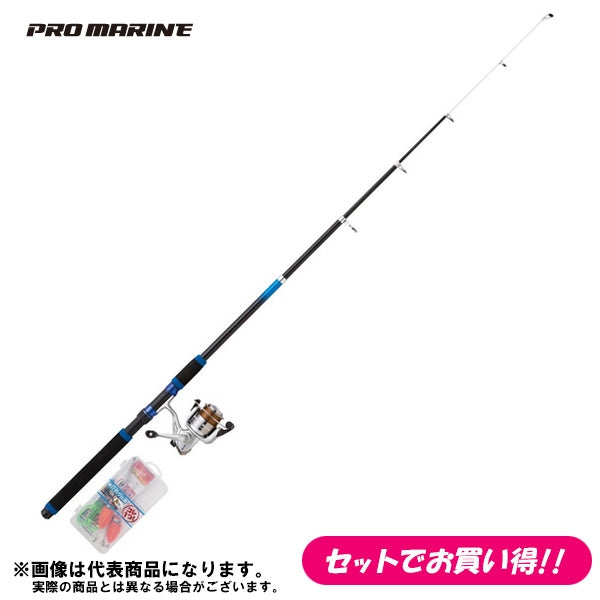 チョイ投げ釣りセット! PGわくわくチョイ投げセットDX 300 キスやカレイを釣ろう!