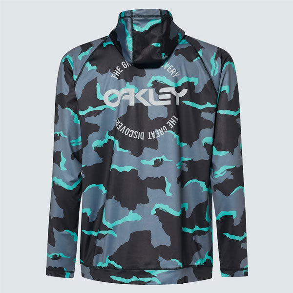 RASH HOODY 23.0 FOA405174 B1b Camo Black/Mint/Gray Lサイズ