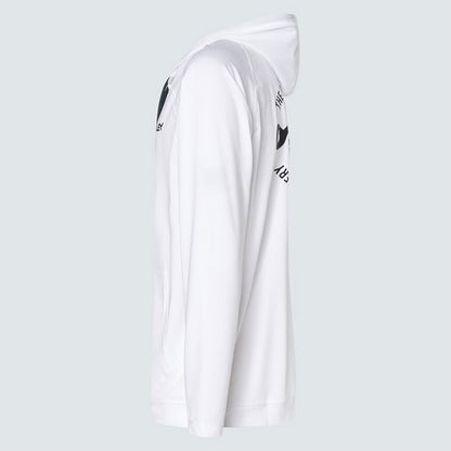 RASH HOODY 23.0 FOA405174 White Lサイズ