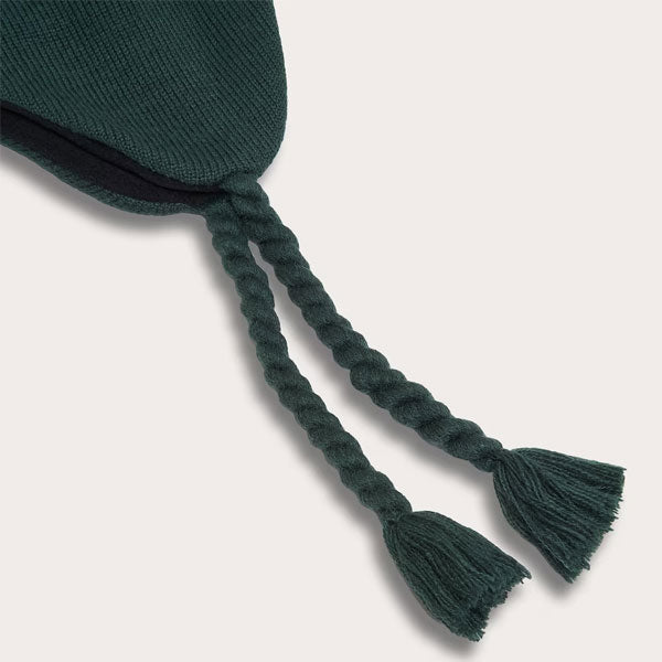 NORDIC EARFLAP BEANIE 9W1 Dark Green Norway Pattern L/XL FOS901293