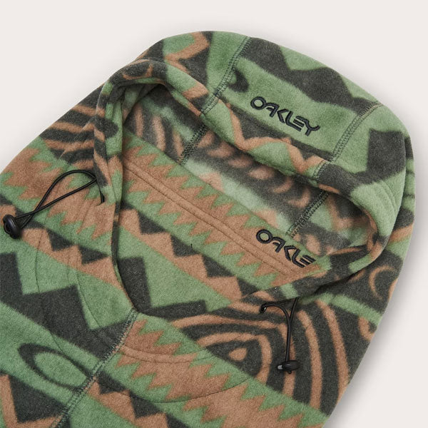 PRINTED PILE BALACLAVA 9WV Green Norway Pattern FOS901332