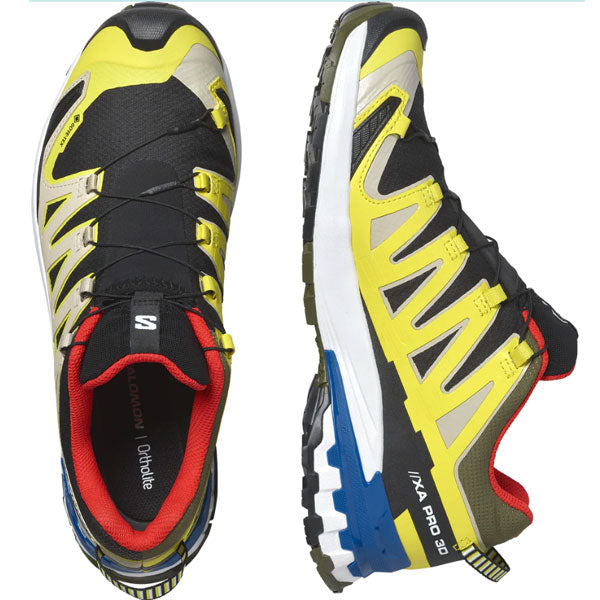 XA PRO 3D V9 GTX（メンズ）Black/Buttercup/Lapis Blue