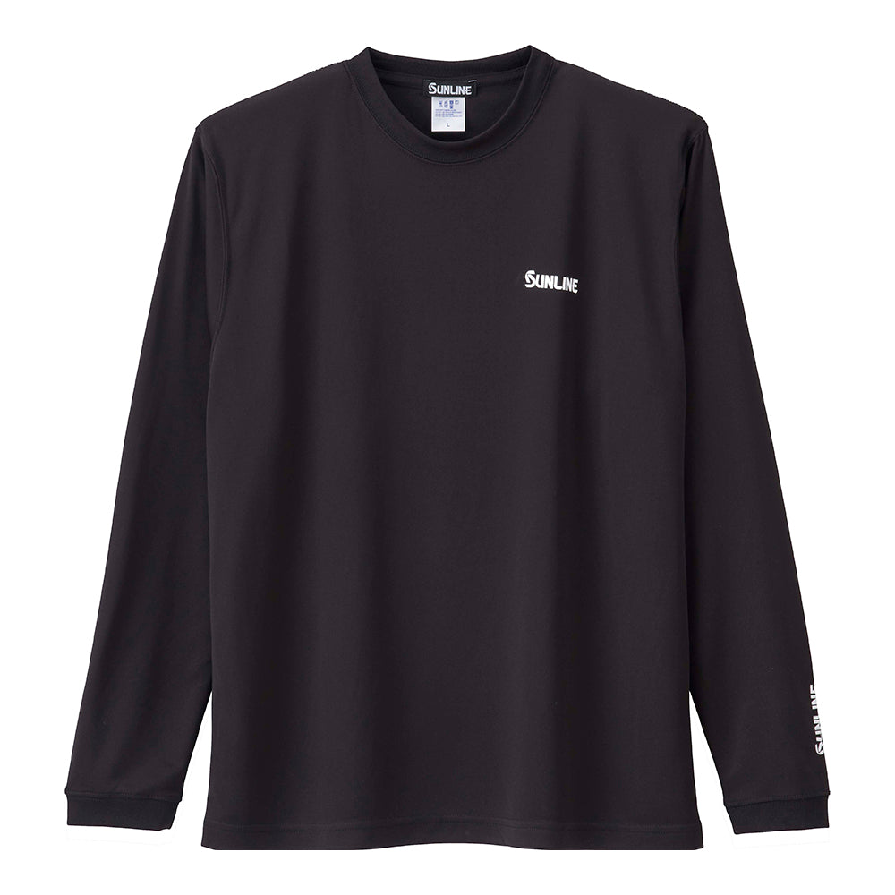 SUW-15403DLT ロングスリーブドライTシャツ ブラック
