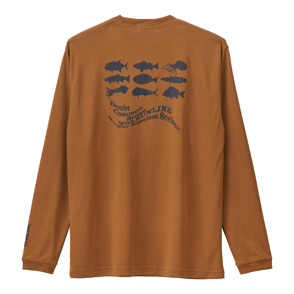 SUW-15403DLT ロングスリーブドライTシャツ コヨーテ