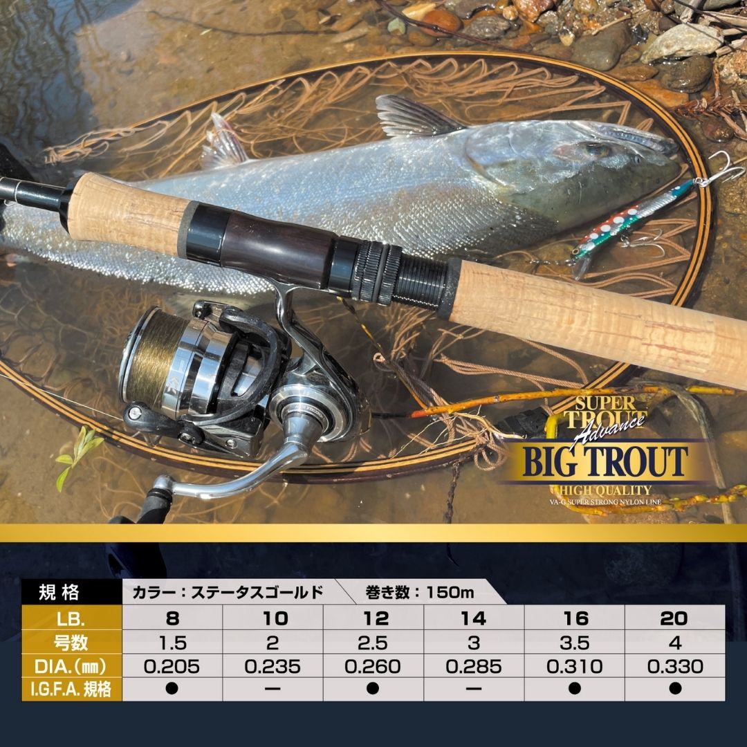 トラウトアドバンス ビッグトラウト　150m