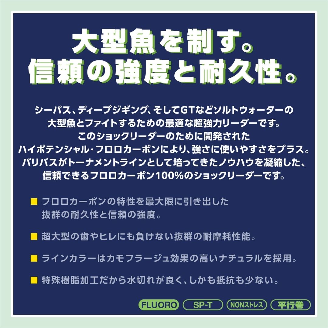 フロロショックリーダー　30m