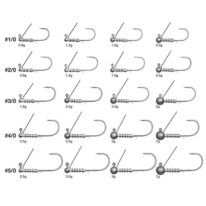 ジグヘッドフック キョクテン