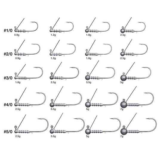 ジグヘッドフック キョクテン