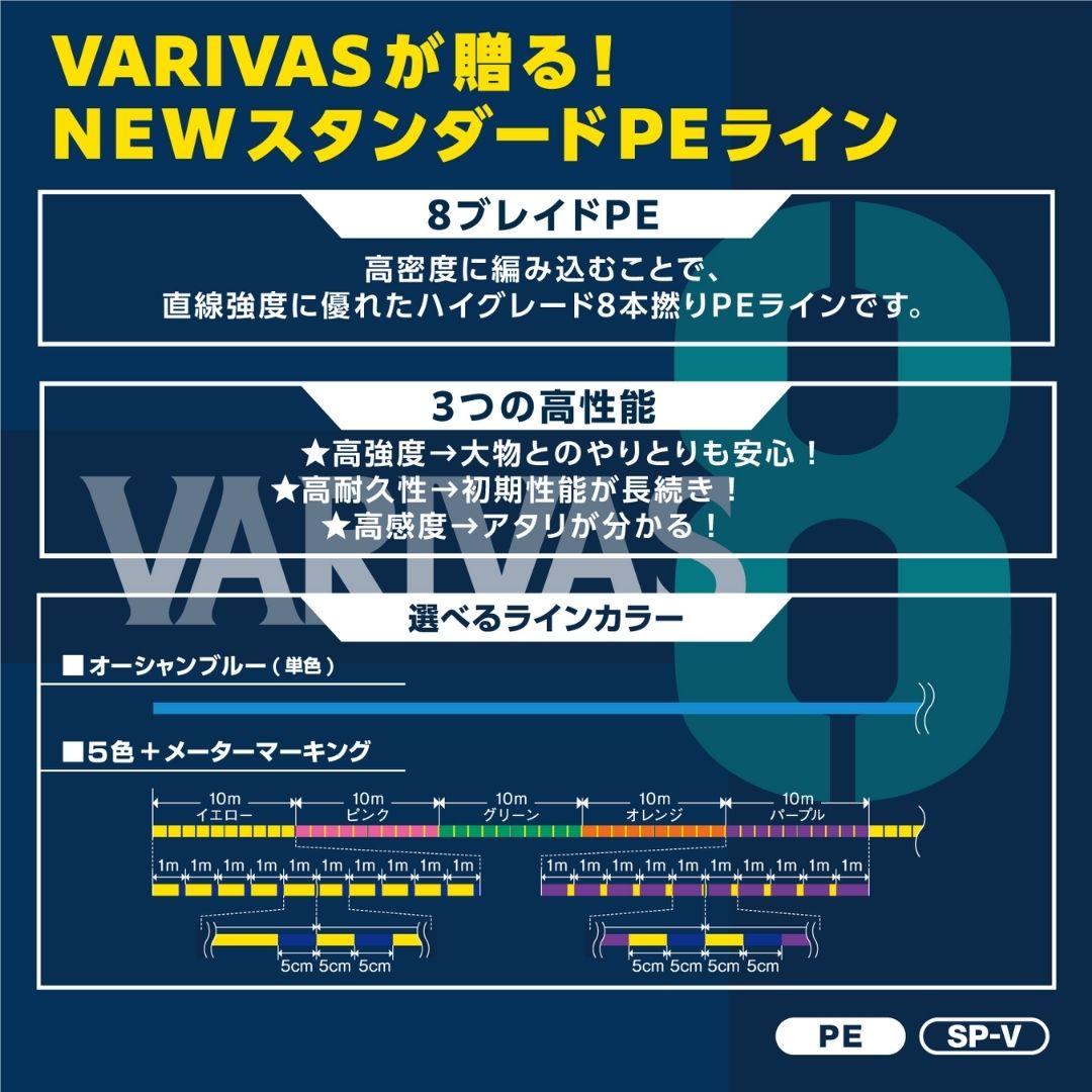 VARIVAS 8 オーシャンブルー