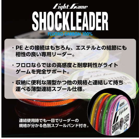 ライトゲームショックリーダーフロロ　30m