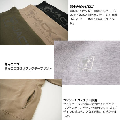 サイドリブクルーネックスウェット