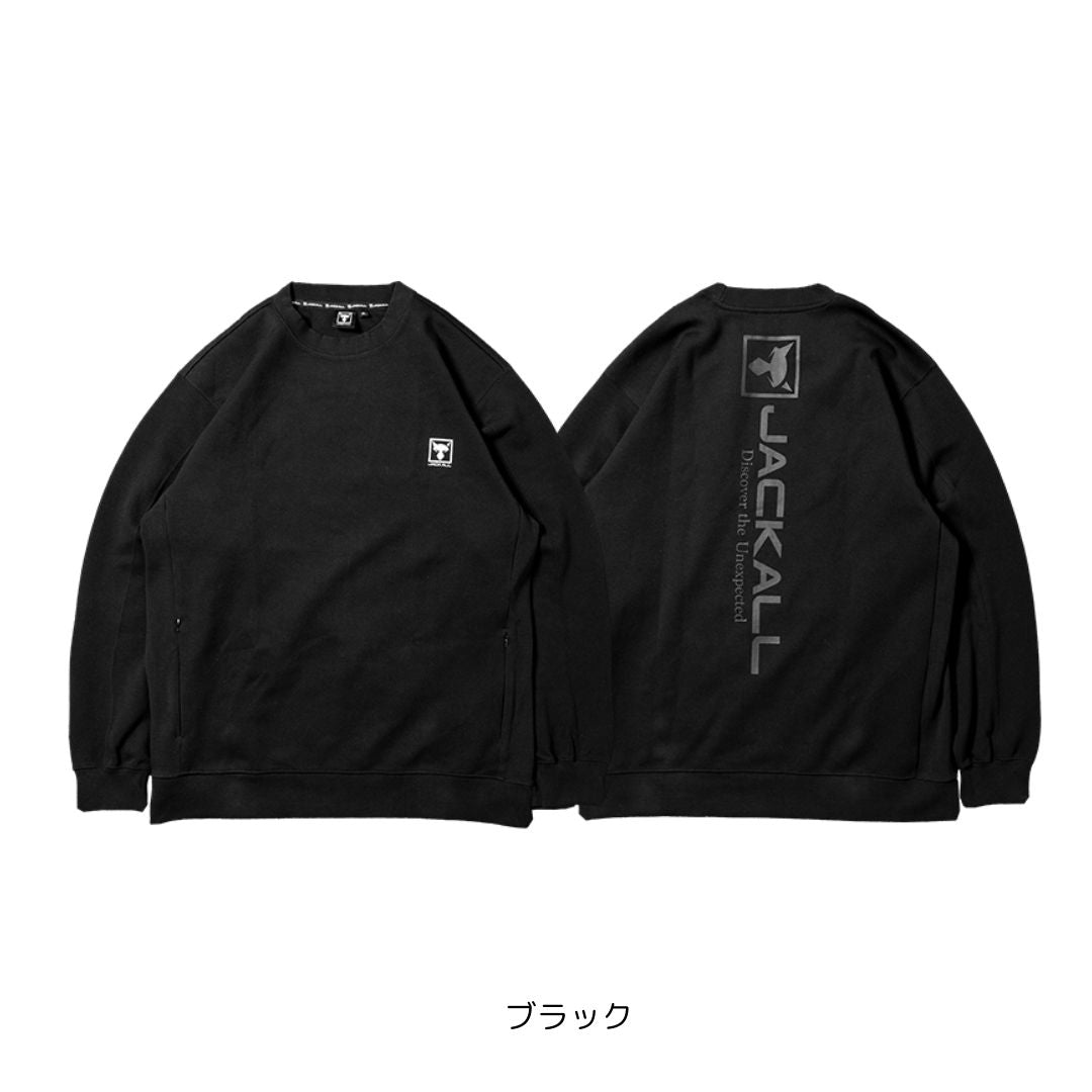 サイドリブクルーネックスウェット