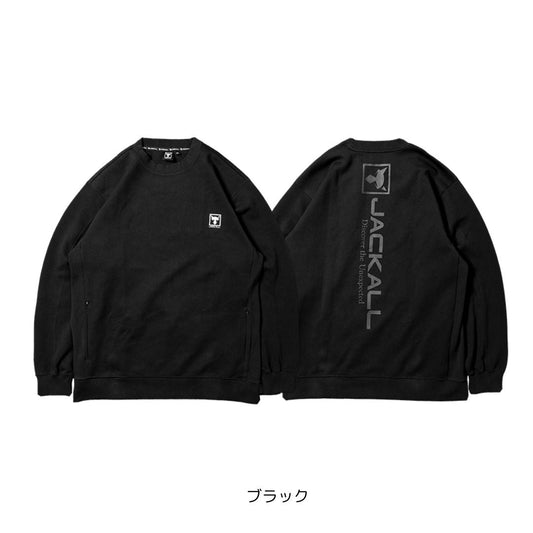 サイドリブクルーネックスウェット