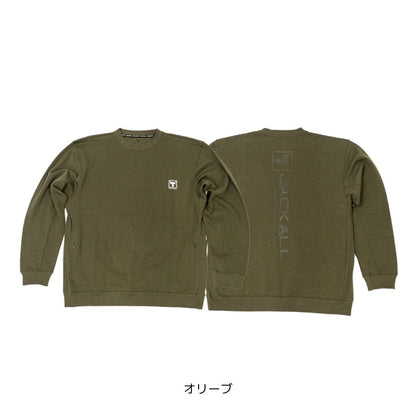 サイドリブクルーネックスウェット