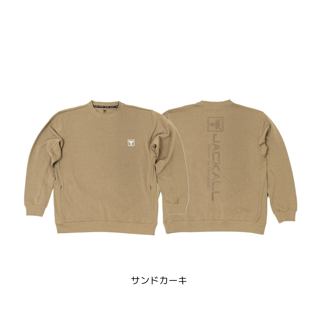 サイドリブクルーネックスウェット