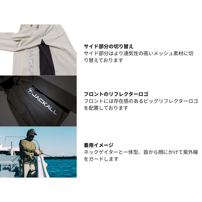 ドライメッシュプルオーバーフーディ