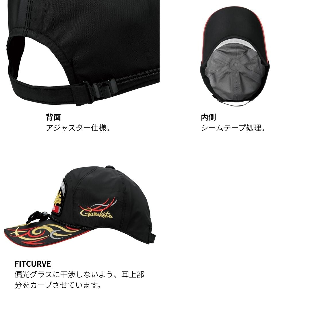 GM9112 フィッシングキャップ(ワッペン)