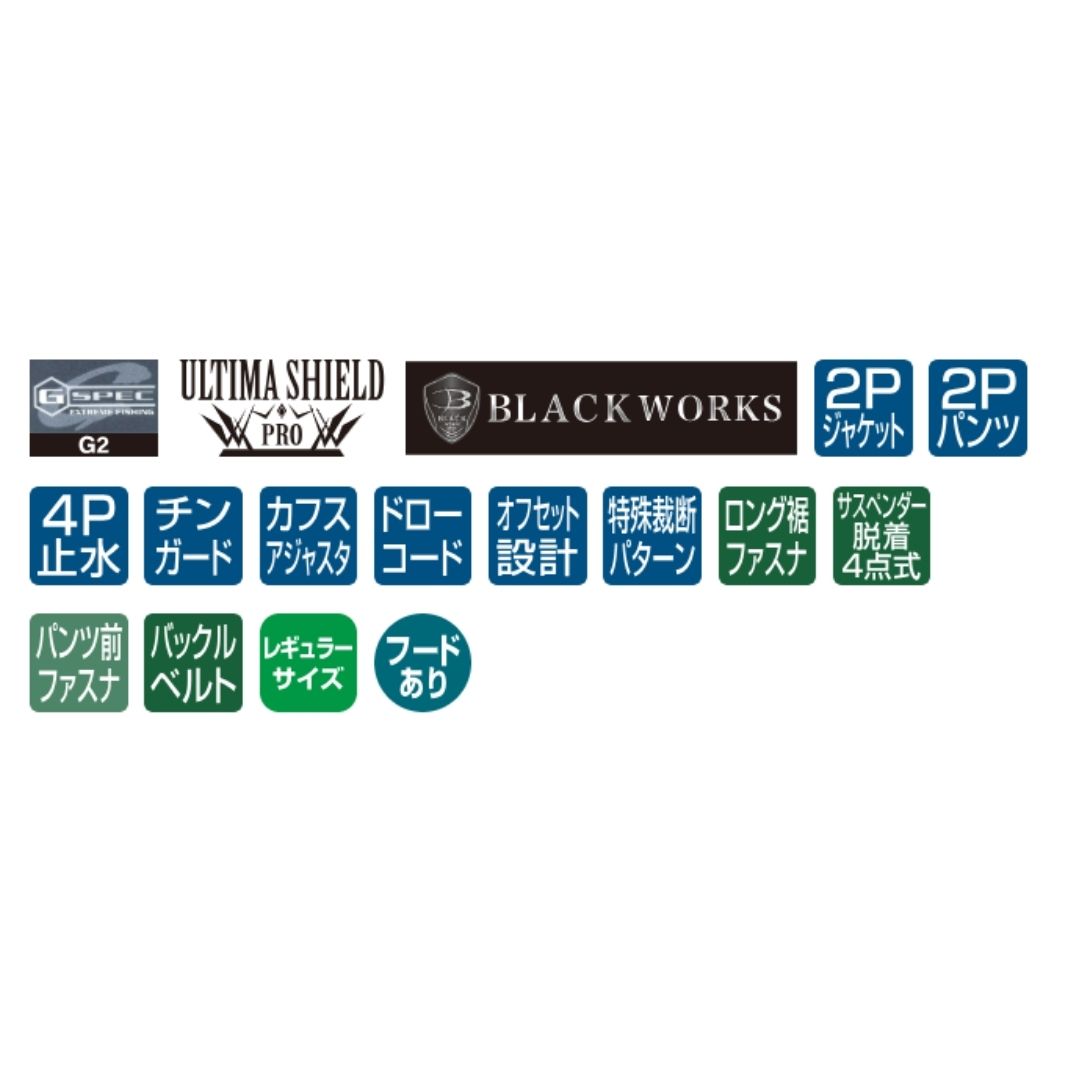 GM3785 アルテマシールドプロレインスーツ(BLACK WORKS)
