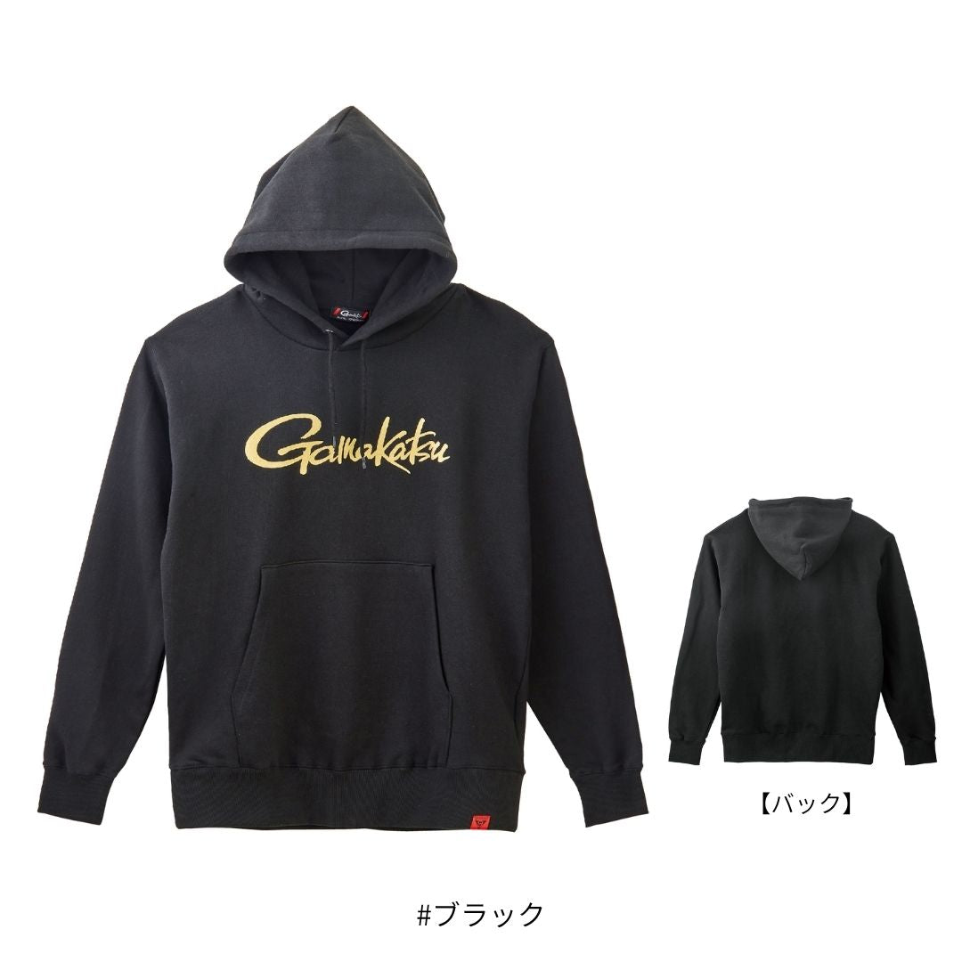 GM3790 ロゴフーディ #ブラック