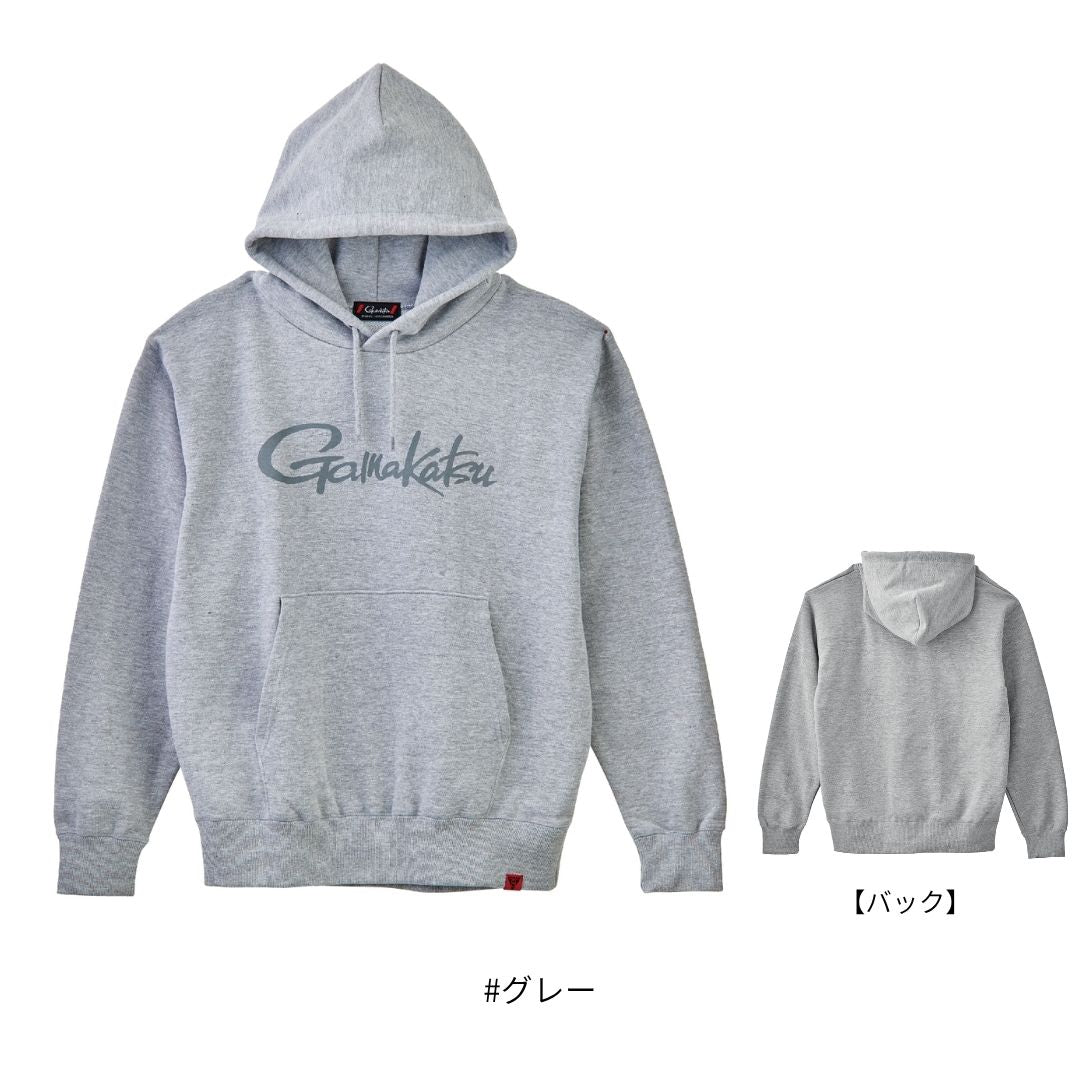 GM3790 ロゴフーディ #グレー