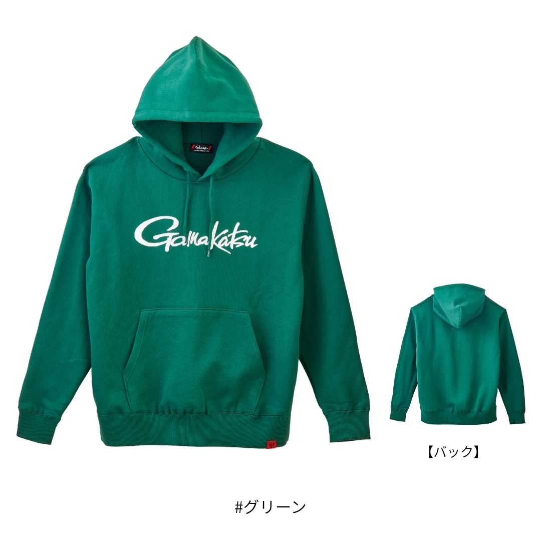 GM3790 ロゴフーディ #グリーン