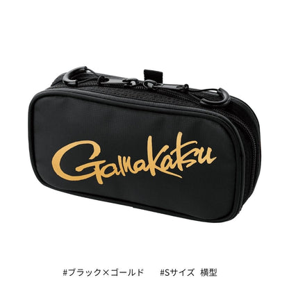 GM2610 アディショナルポーチ 横型　ブラック×ゴールド