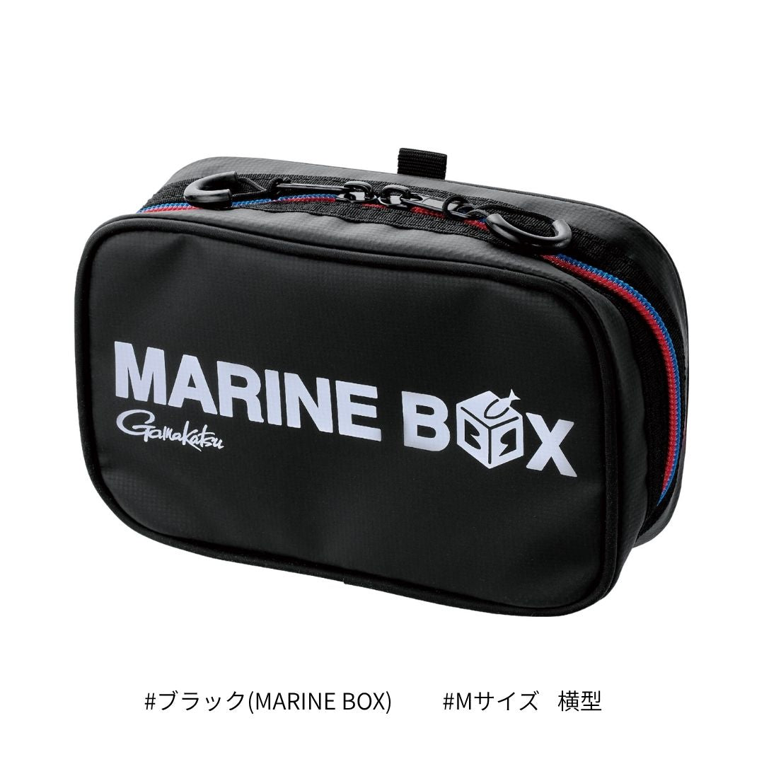 GM2610 アディショナルポーチ 横型　ブラック(MARINE BOX)