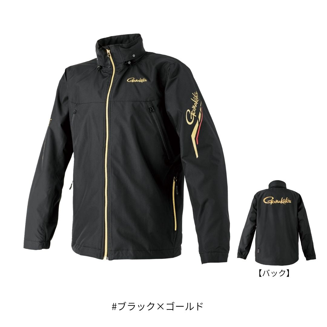 GM3792 ウィンドブレーカー #ブラック×ゴールド