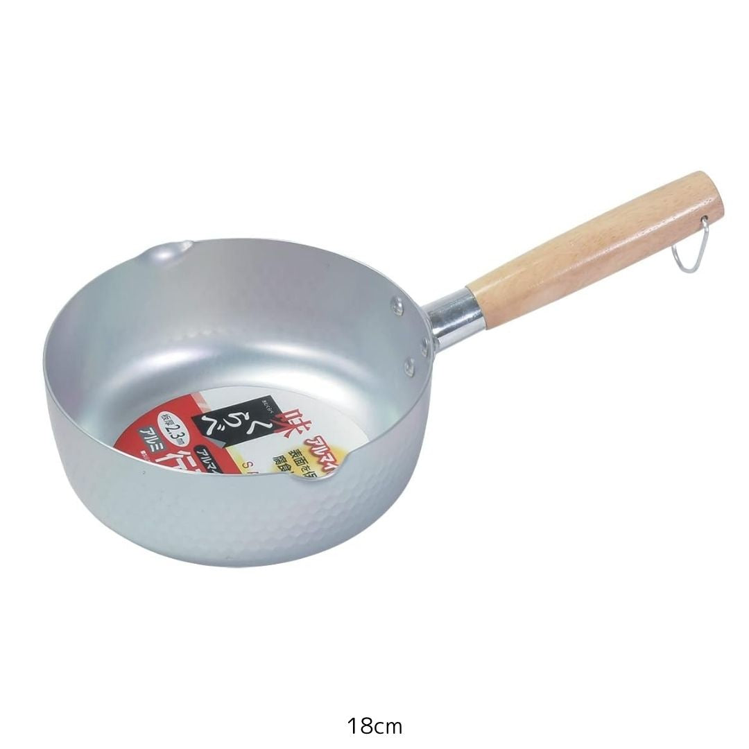 アルミ厚板行平鍋　アルマイト加工