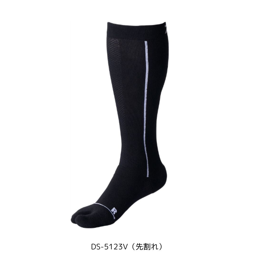 DS-5123V 抗菌コンプレッションソックス先割れ