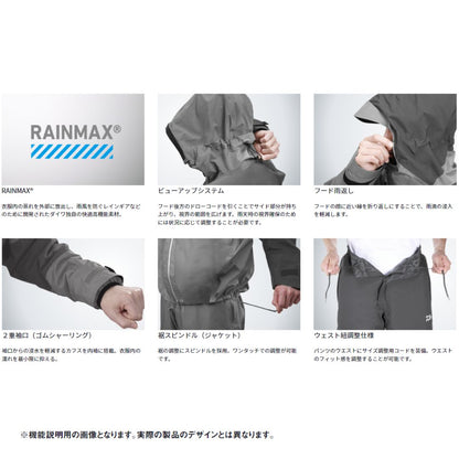 DW-3523 レインマックス ウィンタースーツ ダークオリーブ
