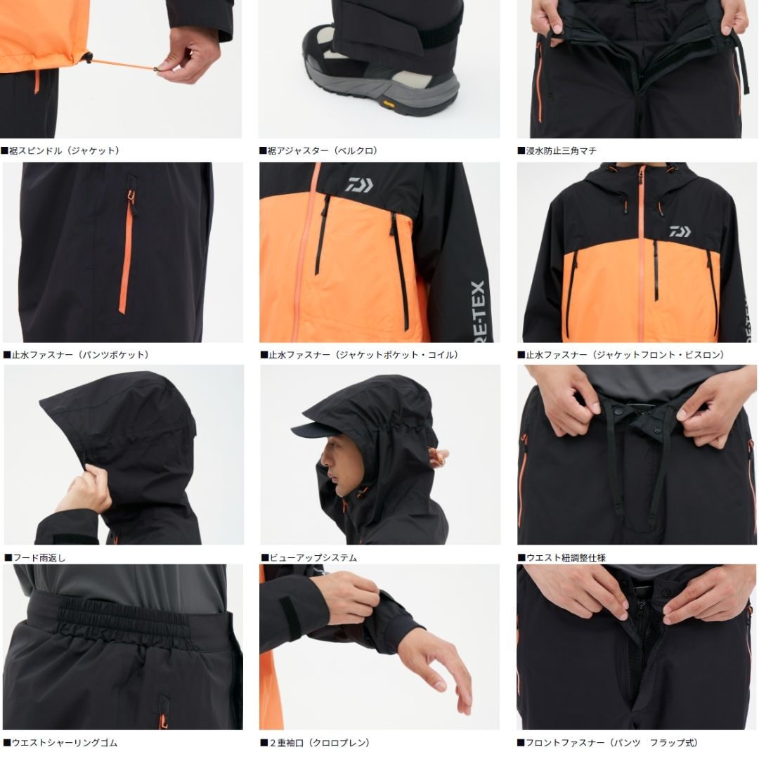 ダイワ GORE-TEX DR-1924 バーサタイルレインスーツ（DR-1924