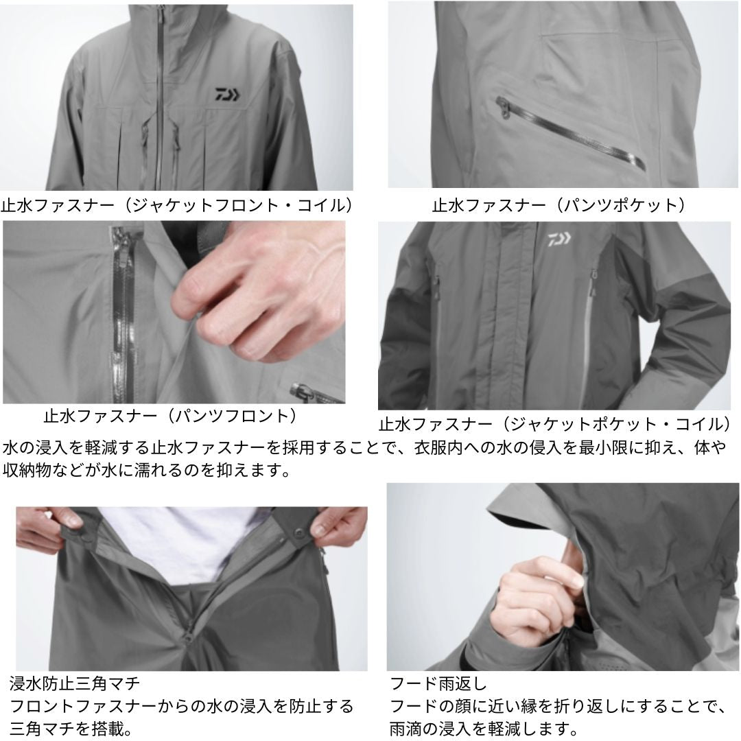 DR-3124 レインマックス エキスパートタフレインスーツ