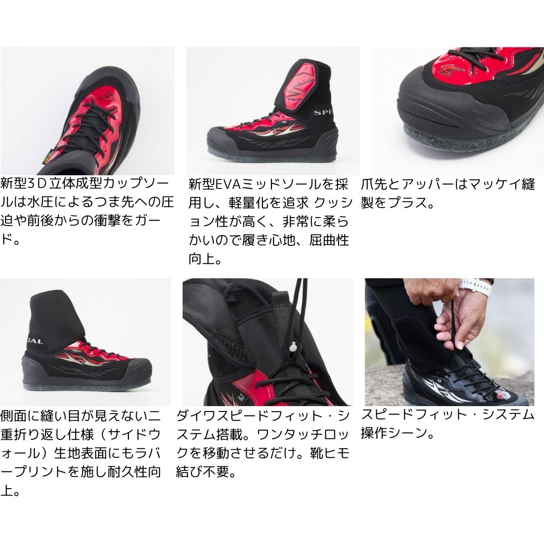 F1SP-3500 ダイワF1スペシャルシューズ (先丸・フェルトスパイク)
