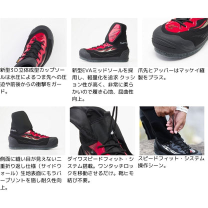 F1SP-3500 ダイワF1スペシャルシューズ (先丸・フェルトスパイク)