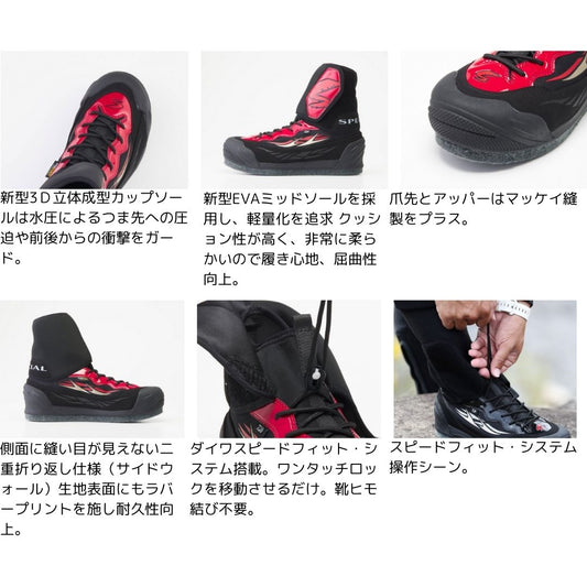 F1SP-3500 ダイワF1スペシャルシューズ (先丸・フェルトスパイク)