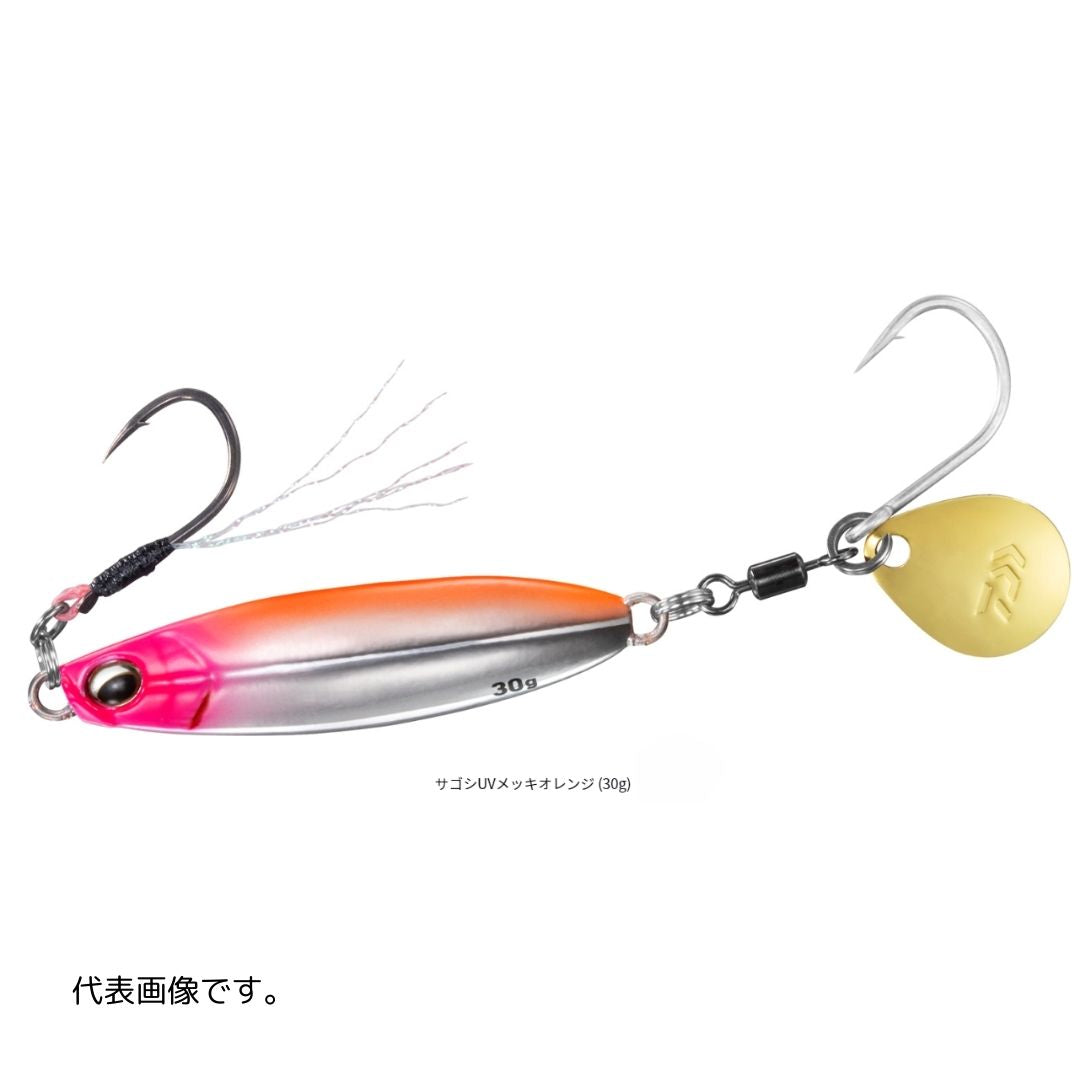 サムライジグR スピン 40g サゴシUVメッキオレンジ