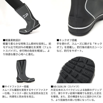 NB-3106 ネオブーツ(ノーマル/スパイクソール)