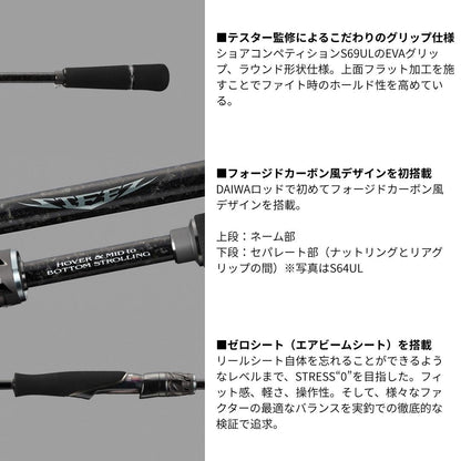 スティーズ（スピニングモデル）SC S69UL（25年追加モデル）