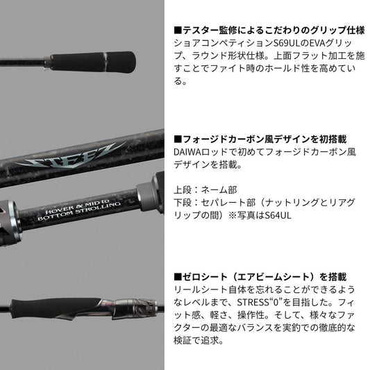 スティーズ（スピニングモデル）SC S69UL（25年追加モデル）